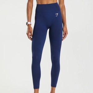 Gymshark Vital Seamless 2.0 Leggings blue size small